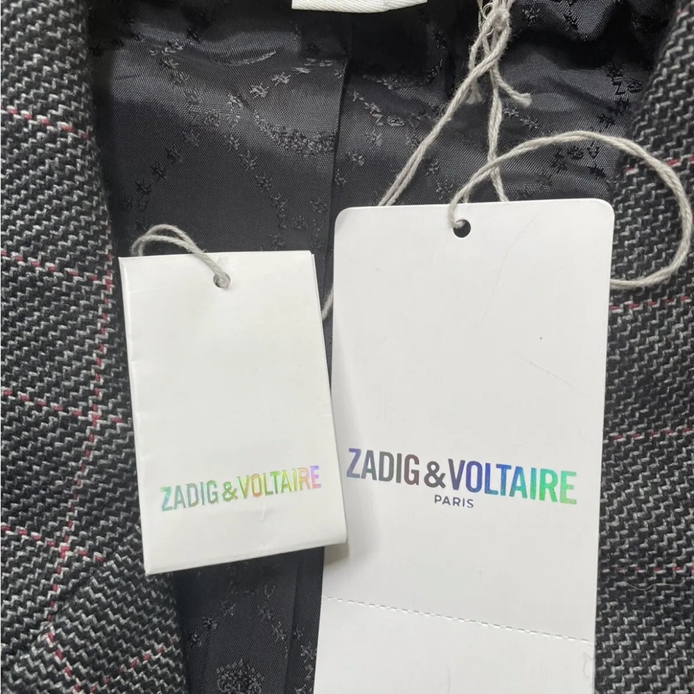 Brand new w/ tags! Zadig & Voltaire Victor Jacket Size 34 Wool Blend Blazer $448 - Picture 5 of 6